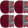 thumbnail image 1 of Spinrite Red Heart With Love Yarn - Berry Red, 1 Pack of 4 Piece, 1 of 1