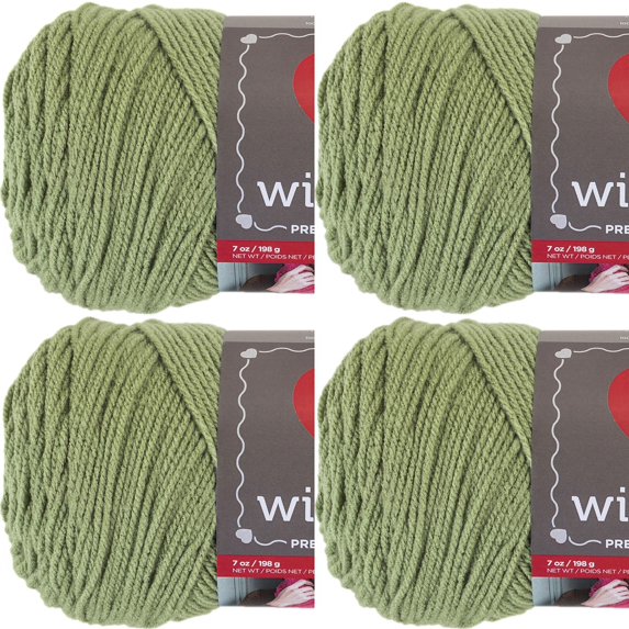 Spinrite Red Heart With Love Yarn - Lettuce, 1 Pack of 4 Piece