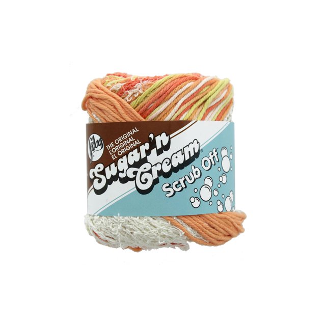 Lily Sugar'n Cream Yarn Scrub OffPapaya