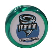 Spintastics Tornado - Looping Yo-Yo, Classic Shape, Ball-bearing Axle, Designed by World Yo-Yo Champion, [Green]