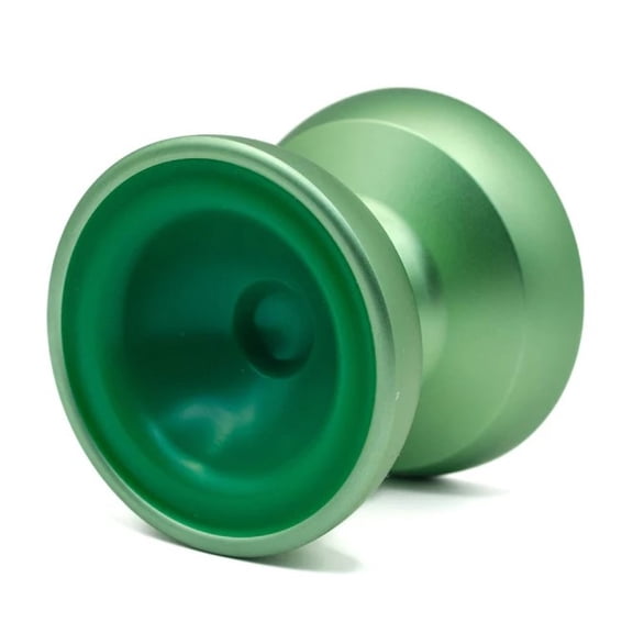 Spintek x MAGICYOYO Metal Skyva 2 Yo-Yo - 6061 Aluminum with Delrin Fingerspin Cap YoYo (Light Green with Green Cap)