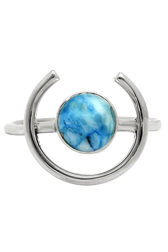Spiny Oyster Turquoise - Arizona 925 Sterling Silver Ring s.6 Jewelry R-1036 SDR249240