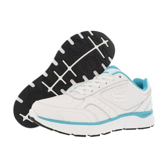 Spira WaveWalker Women's Slip Resistant Walking Shoe - White / Aqua