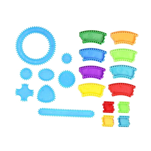 Spiral Art Gear Drawing Tool Geometric Ruler Circle Template Lightweight Plastic for Kids Educational Learning