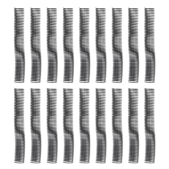 Binding Spine, 48 Loop 310 Sheet Capacity Spiral Binding Coil 38mm Diameter PVC Plastic For Business Project