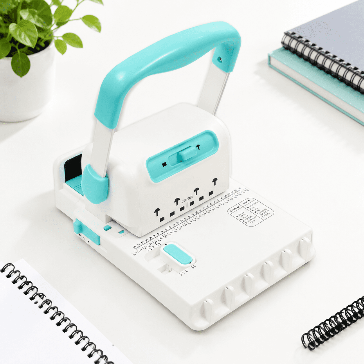 Spiral Binding Machine for 2:1 Coils and Classic Rings Up to 1 Inch ...