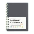 thumbnail image 1 of Spiral Binding Password Book, A6 Password Book with A-Z Tabs Alphabet Label - Internet Address and Password Organizer, Portable for Home, Office, 10.8x14.5cm, 1 of 9