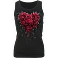 thumbnail image 1 of BLEEDING HEART - Razor Back Top Black, 1 of 2