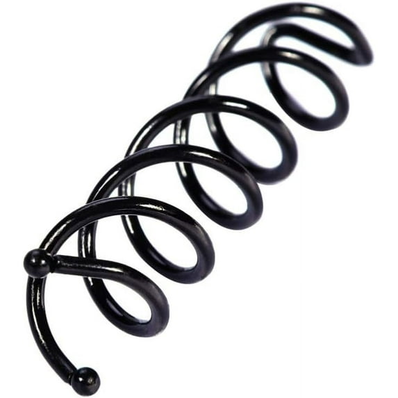Spiral Bobby Hairpins Spin Pins for Hair, 20pcs Bun Twist Screw Hair Clip Blonde Updo hair Accessories Messy Bun Tool (Black)