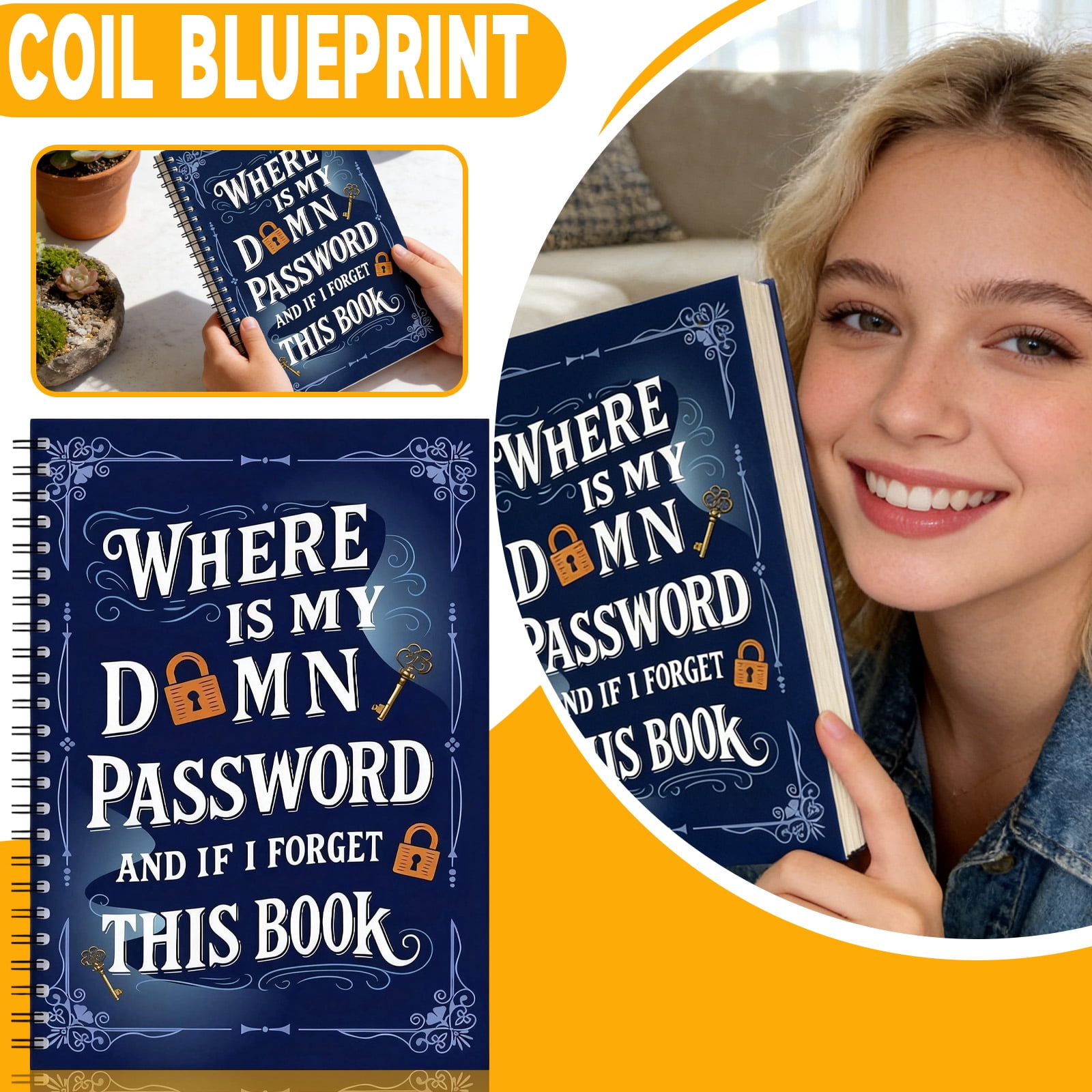 This Spiral-Bound Notebook Features A Playful 