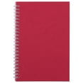 thumbnail image 1 of Spiral Bound Notebook, Lined Writing Notebook Hardcover Journal 8.26×5.51in 1 Piece, Hot Pink Paper A5 Spiral Notebook for Office Notes & Daily Writing, 1 of 6