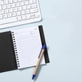 thumbnail image 1 of Spiral Bound Notebook with Pen, Writing Pad Memo Notepad for Office Home Journaling, Perforated Paper for Easy Use, Ideal for Note Taking(Black), 1 of 6