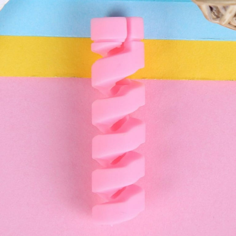 Spiral cord protector for earphone shop