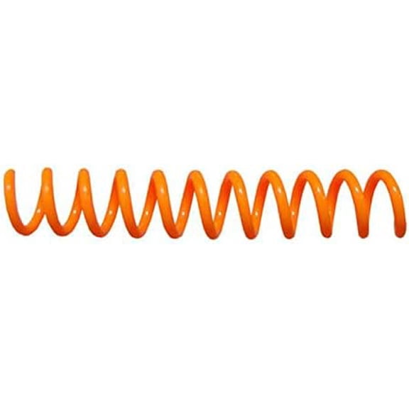 Spiral Coil Binding Spines 8mm x 305mm (5/16 x 12-inch) 4:1 [pk of 100] : Pumpkin Orange (PMS 1375 C)$$Office