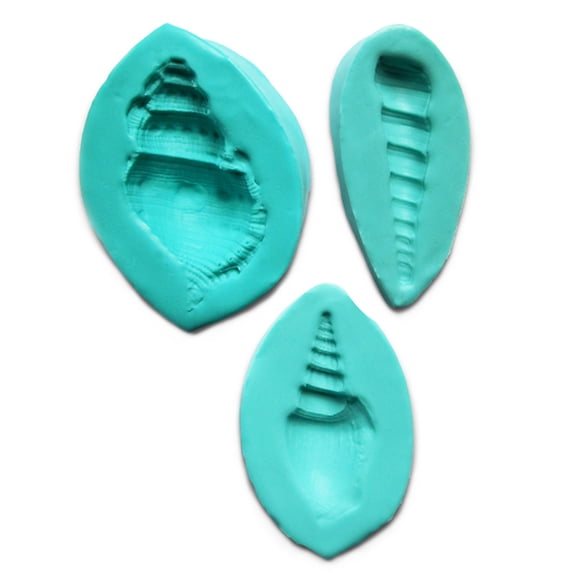 Spiral Conch Shell Molds (Set of 3 Types)