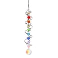 thumbnail image 1 of Spiral Crystal Sun Catcher Wind Chime Hanging Prism Light Catching Ornament for Home Window Balcony Outdoor Courtyard Wind Bell Decor, 1 of 4