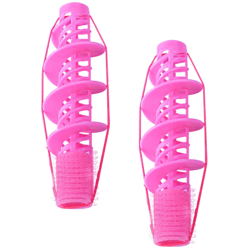 Spiral Curling Iron Big Wave Rollers Machine for Hair Perming Kit Rods Long 2 Pcs