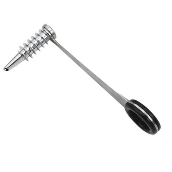 Spiral Cutter Stainless Steel Flower Curler Kitchen Peels, Stainless Steel Spiral Cutter for Veggies, Kitchen Tools Spirals Cutters for Potatoes, Cucumbers, and Carrots,1 Pcs(Silver)