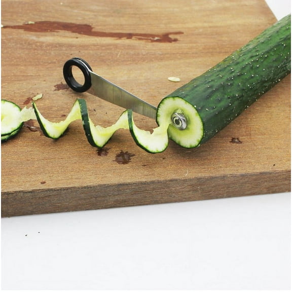 Spiral Cutter, Stainless Steel Spiral Cutter for Veggies,Twisted Cucumber Roll Florist Salad Roll Home Cutting Cucumber Roll Carrot Potato Vegetable Tool Spirals Cutters for Potatoes, Cucumbers