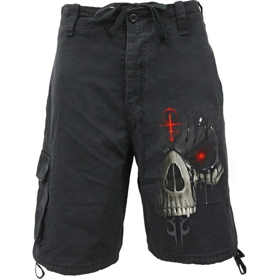 Spiral - Dark Death - Vintage Cargo Shorts Black - S