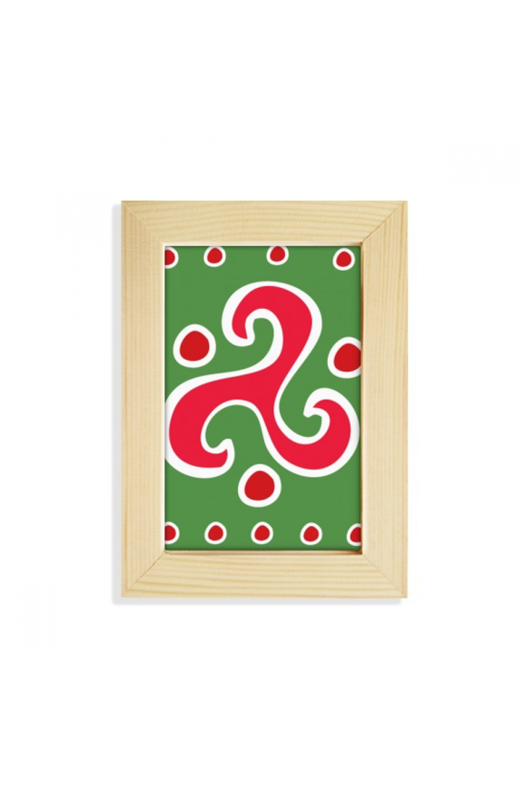 Spiral Dart Mexico Totems Ancient Civilization Desktop Display Photo Frame Picture Art Painting 5x7 inch