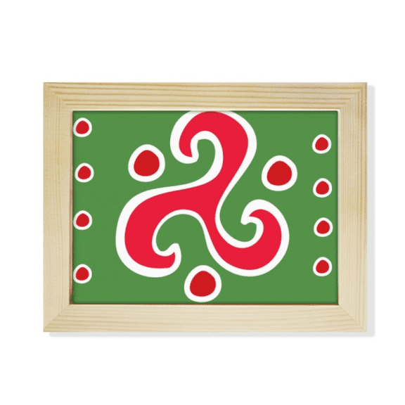 Spiral Dart Mexico Totems Ancient Civilization Desktop Photo Frame Picture Art Decoration Painting 6x8 inch