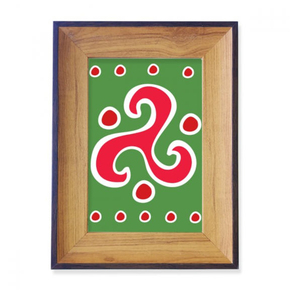 Spiral Dart Mexico Totems Ancient Civilization Photo Frame Exhibition Display Art Desktop Painting