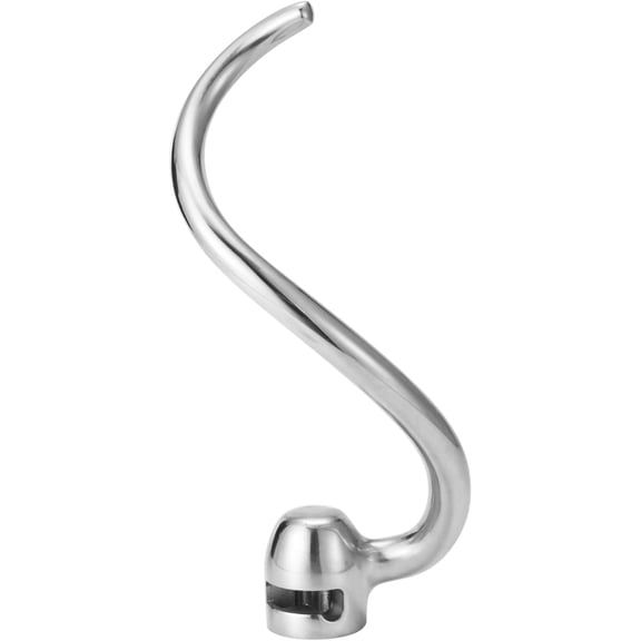 18/8 Stainless Steel Spiral Dough Hook Compatible with KitchenAid 5-6 Qt Bowl-Lift Stand Mixers, Dishwasher Safe