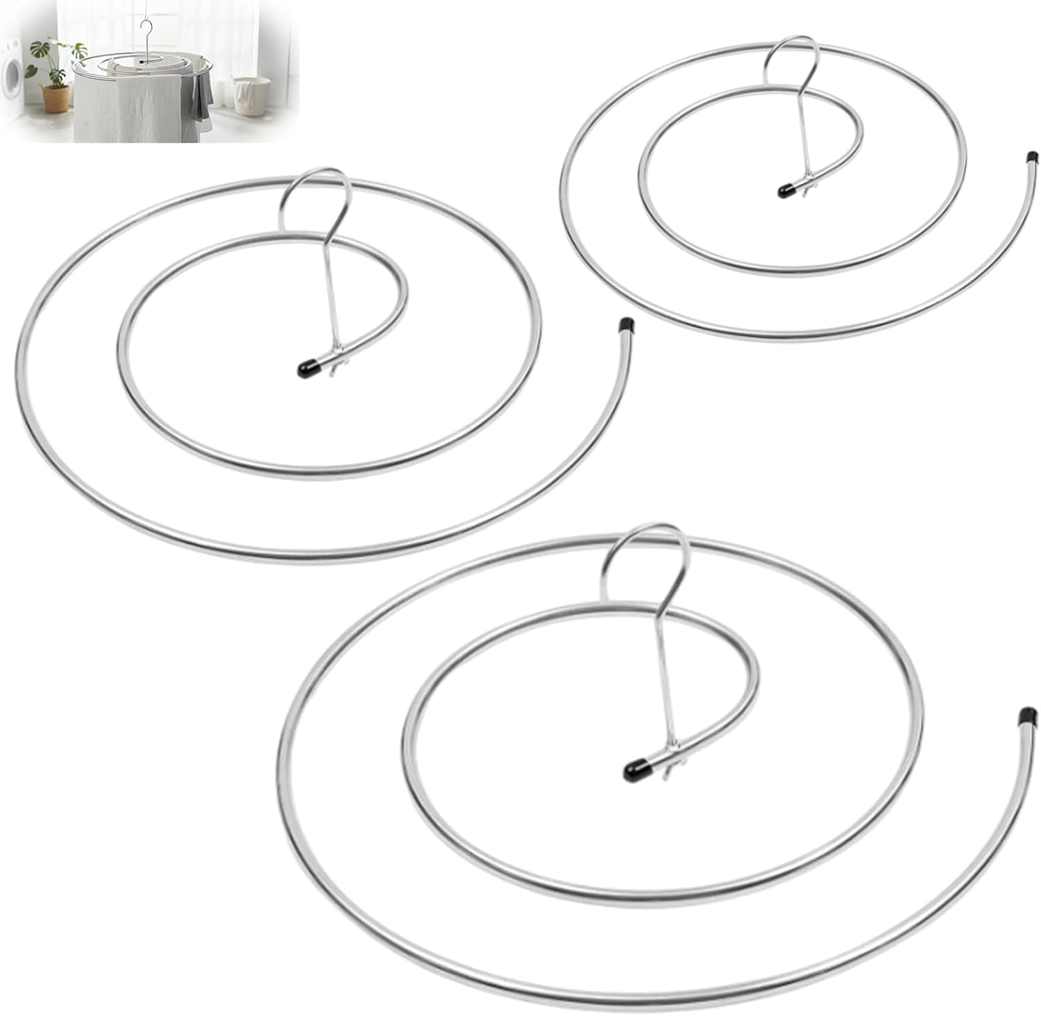 Spiral Drying Rack, Versatile Drying Stand, Stainless Steel Multi ...