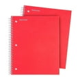 thumbnail image 1 of Spiral Durable Notebooks, 2 Pack (3 Subject, College Ruled), 1 of 11