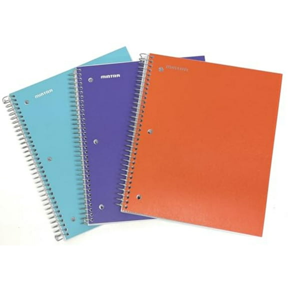 Spiral Durable Notebooks - 3 Subject ( 3 Pack )