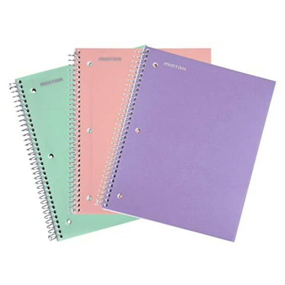 Spiral Durable Notebooks - 3 Subject ( 3 Pack )