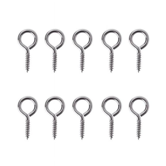 Spiral Earrings 25 Pcs Eye Hook Key Chain Rugables Craft Supplies Screw Pins Bail