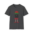 thumbnail image 1 of Spiral Elf Men Women Xmas Holiday Novelty TShirt, 1 of 4