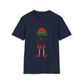 thumbnail image 1 of Spiral Elf Men Women Xmas Holiday Novelty TShirt, 1 of 4