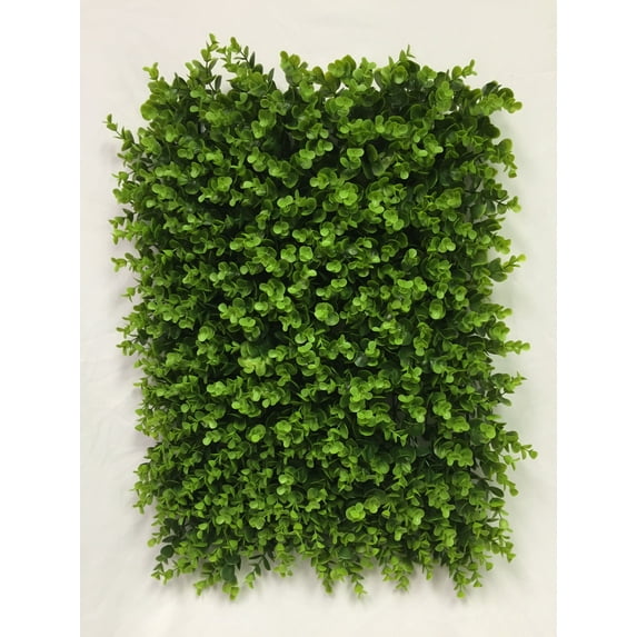 Spiral Eucalyptus 25in Artificial Polysilk Faux Greenery Fake Flower Rectangular Mat for Home Wedding Wall Arrangement Ceremony Table Aisle Decor (Green, One each)