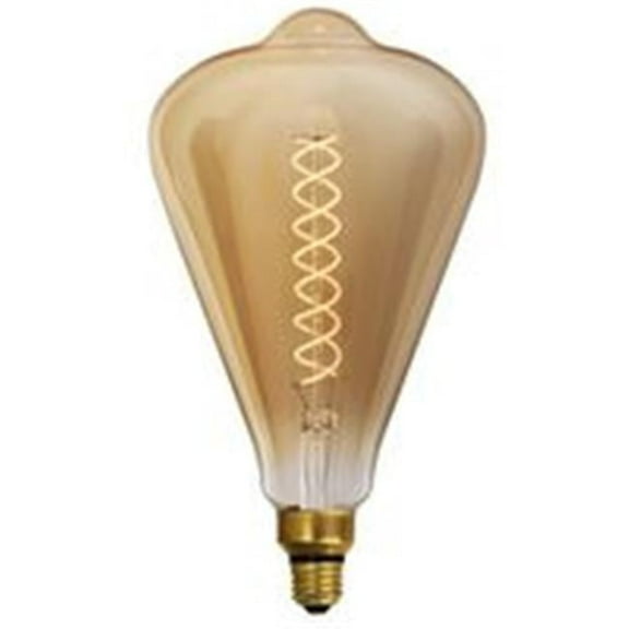 Spiral Filament ST52 LED Amber Bulb