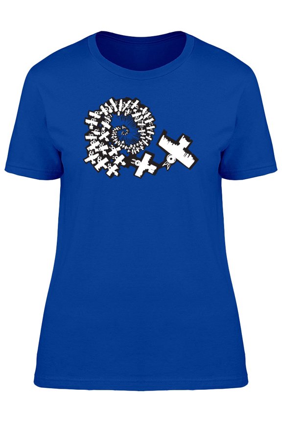 Spiral Flight T-Shirt Men -Image by Shutterstock, Male x-Large