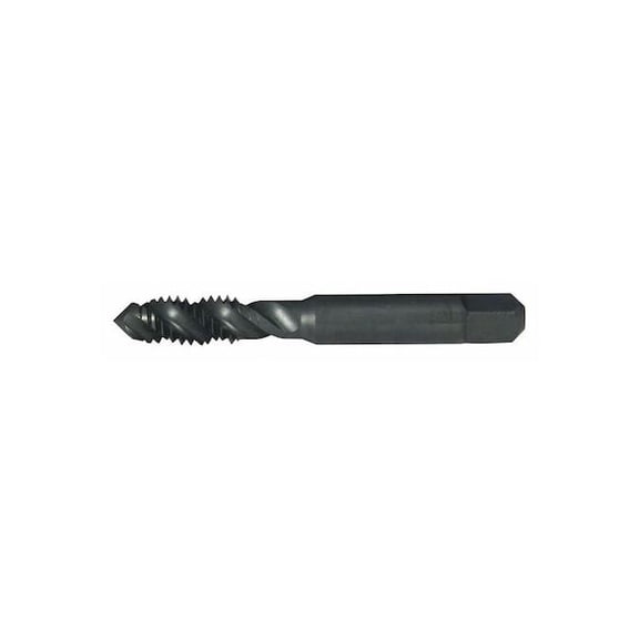 Spiral Flute Tap, 3/8"-16, Plug, UNC, 3 Flutes, Steam Oxide 282559