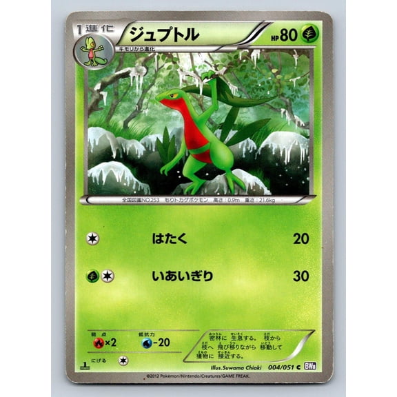 Spiral Force Grovyle Regular Common Japanese 1st Edition #004/051