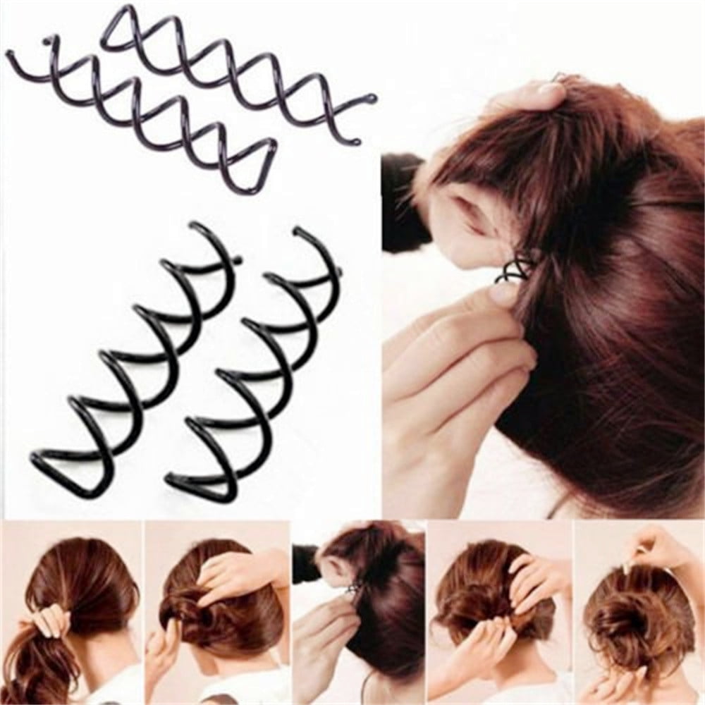 Casewin 40pc Spiral Hair Pins, HeavyDuty, NonScratch Ideal for Women