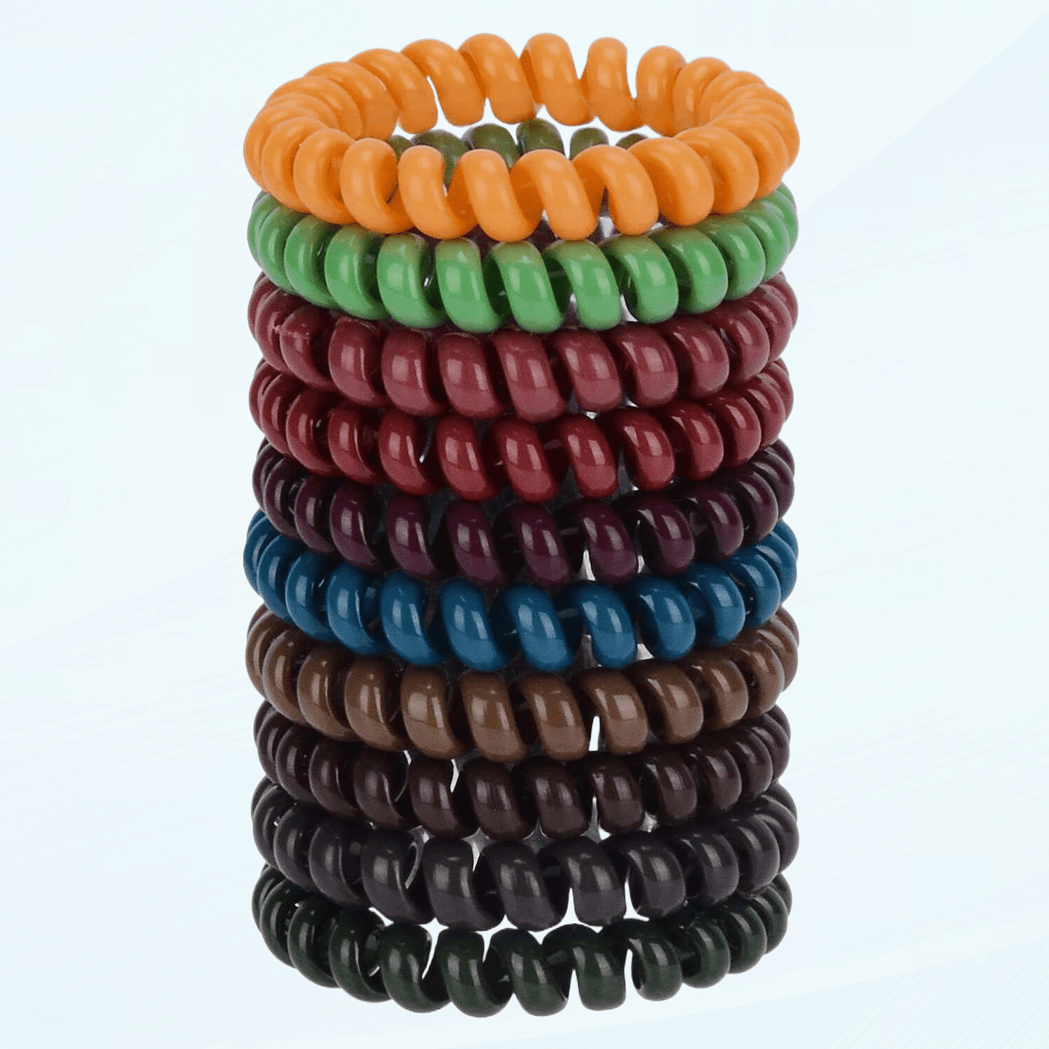 spiral bracelet hair ties