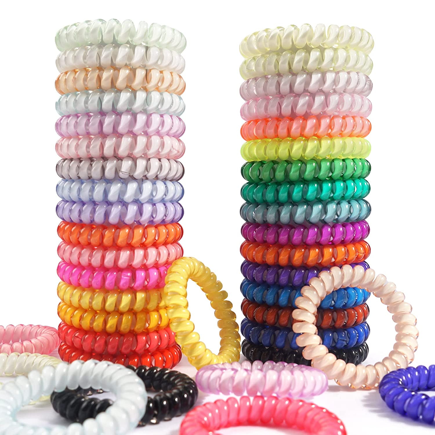 Spiral hair shop tie bracelet