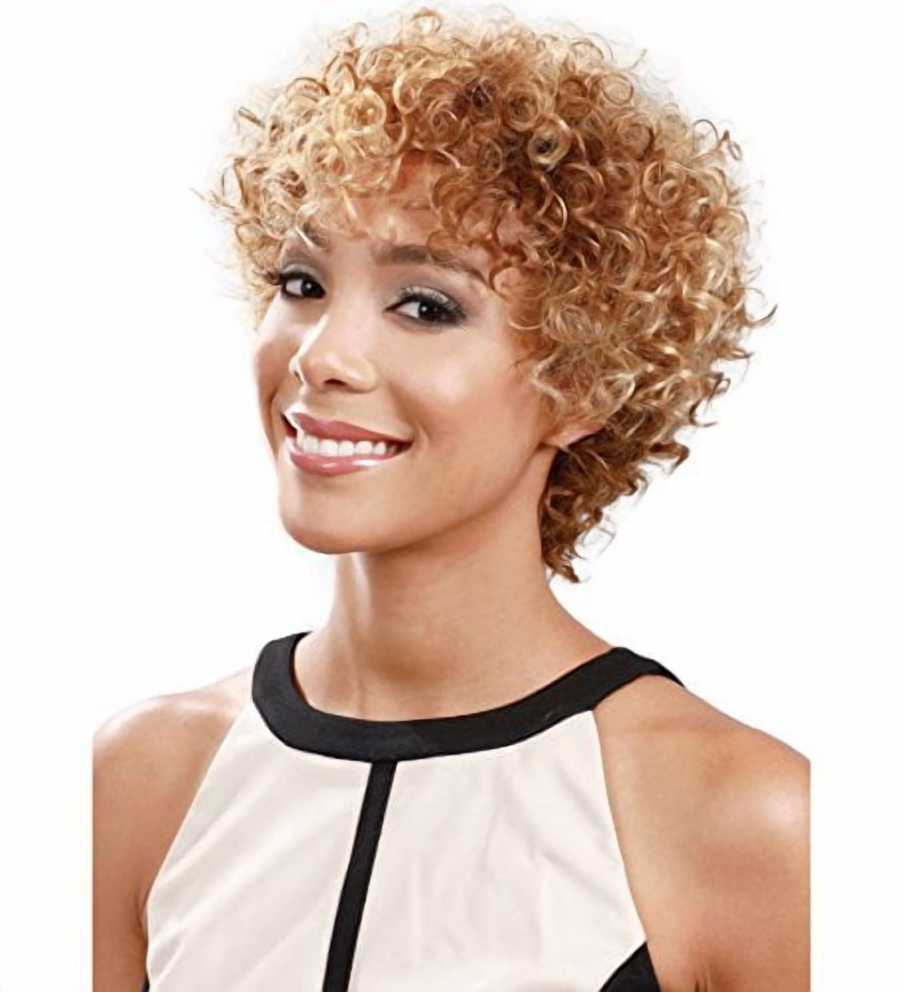 Spiral Human Hair Wig By Bobbi Boss MH1235 Human Hair Wigs