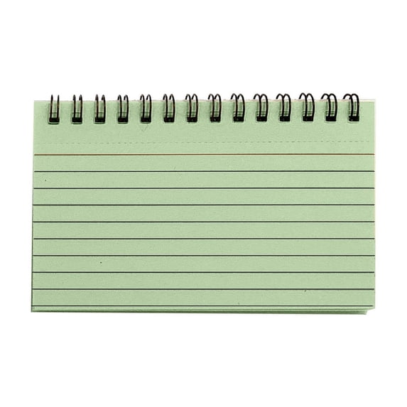Spiral Index Cards,4.92X2.95 Inch Flash Cards,Lined Note Card Book Flashcards,Colored Ruled Card Pad Index Cards,Small Lined Index Cards for Studying,Learning,Taking To Do List,(I,4.92x2.95 in)