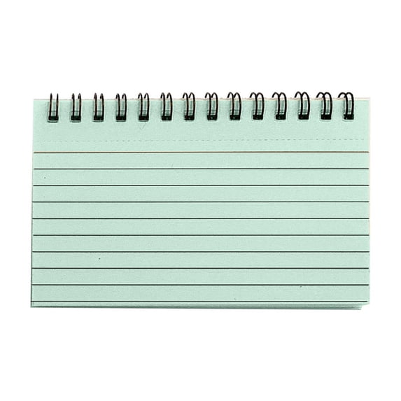 Spiral Index Cards,4.92X2.95 Inch Flash Cards,Lined Note Card Book Flashcards,Colored Ruled Card Pad Index Cards,Small Lined Index Cards for Studying,Learning,Taking To Do List,(E,4.92x2.95 in)