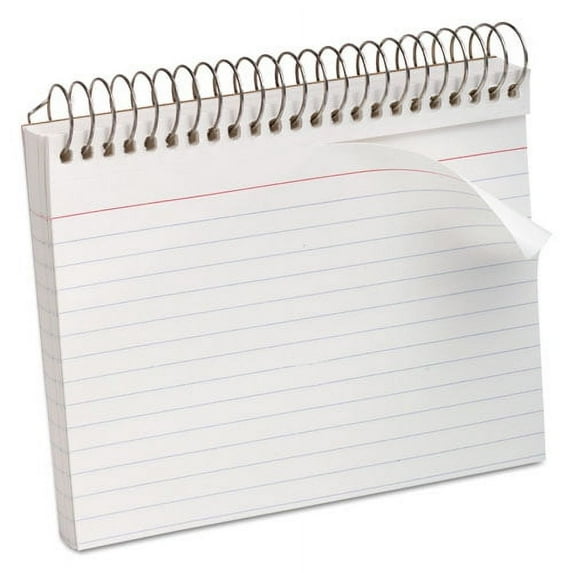 Spiral Index Cards, Ruled, 4 X 6, White, 50/pack | Bundle of 2 Each