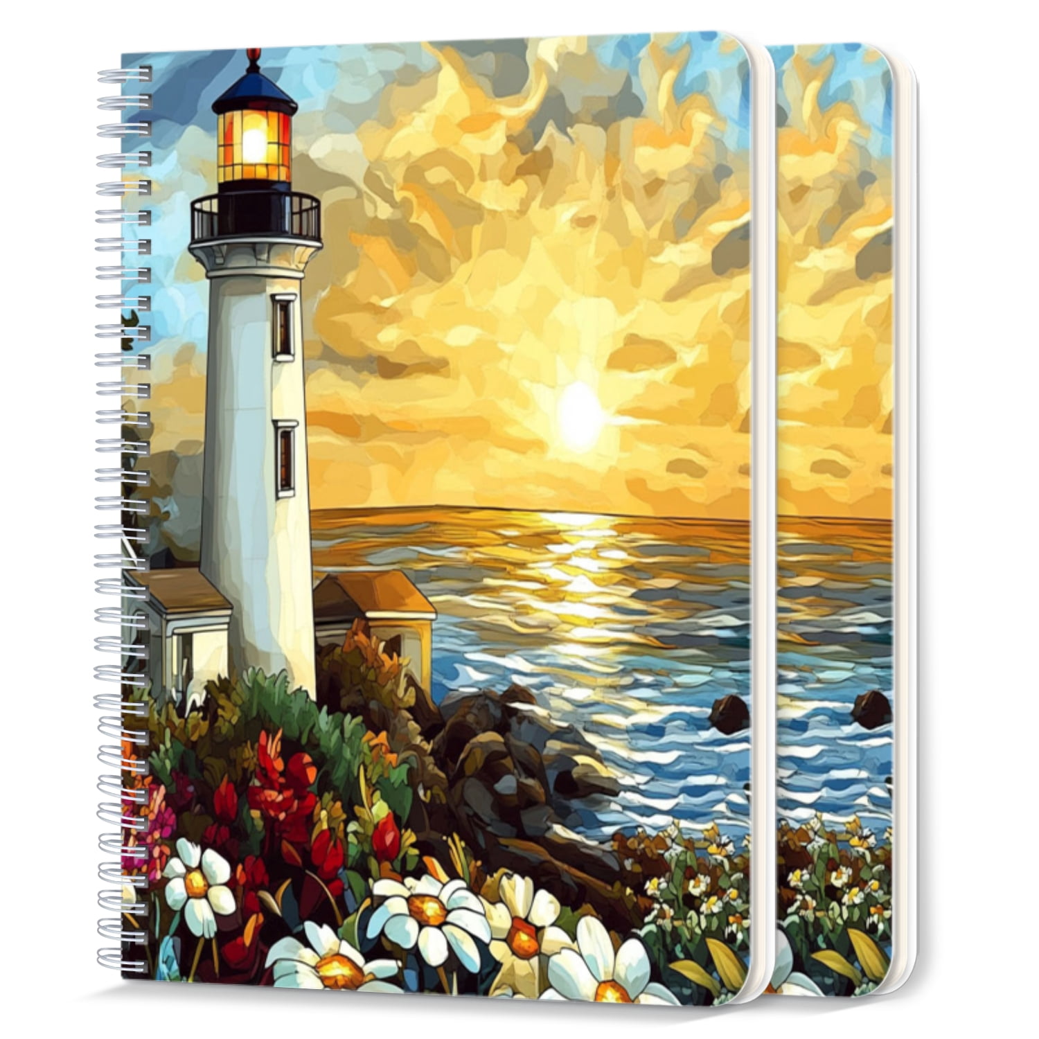 Spiral Journal Notebook,50 Sheets A5 College Ruled Notebook/Journal 2 ...