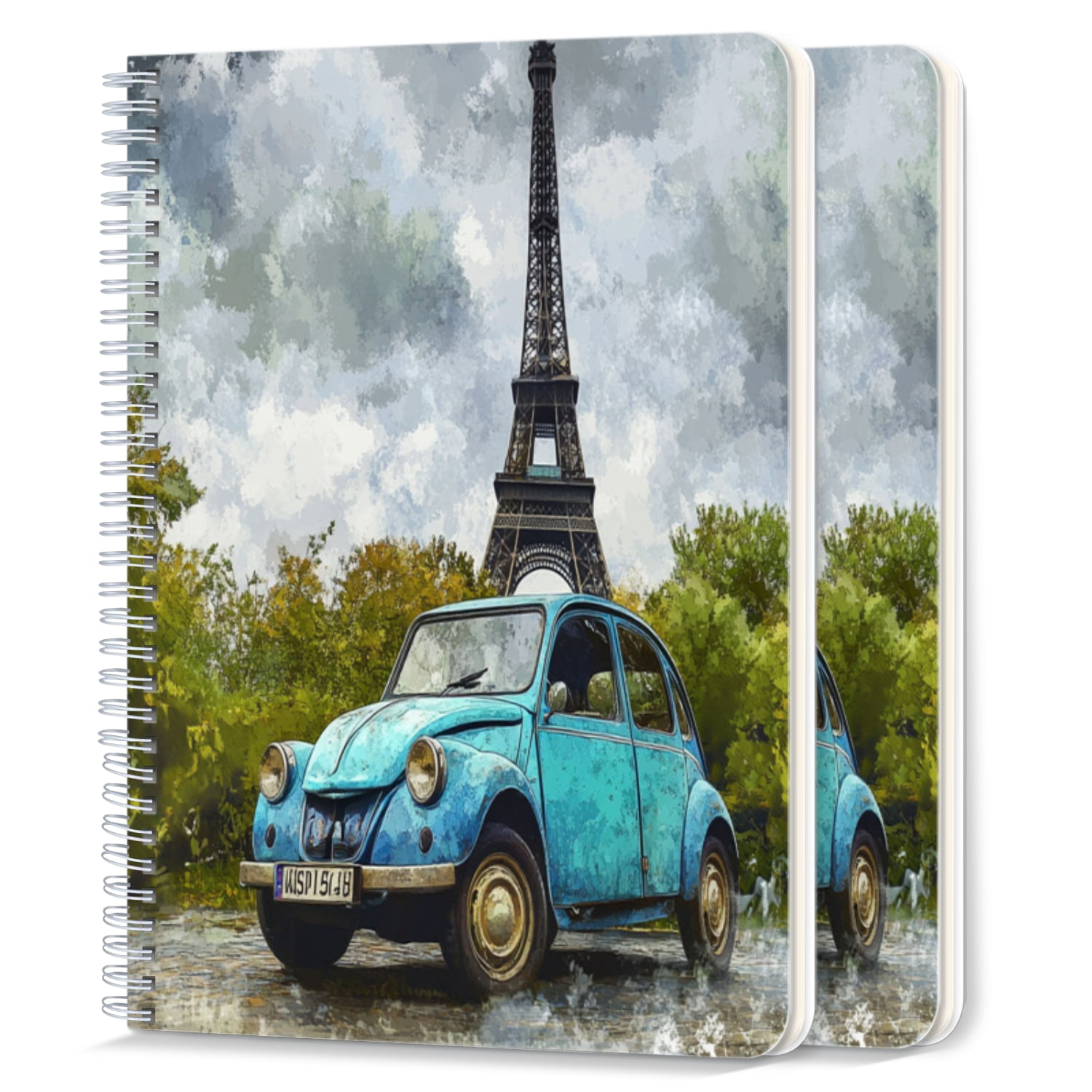 Car Notes Journal Spiral Journal Notebook,50 Sheets A5 College Ruled Notebook/Journal 2 ...