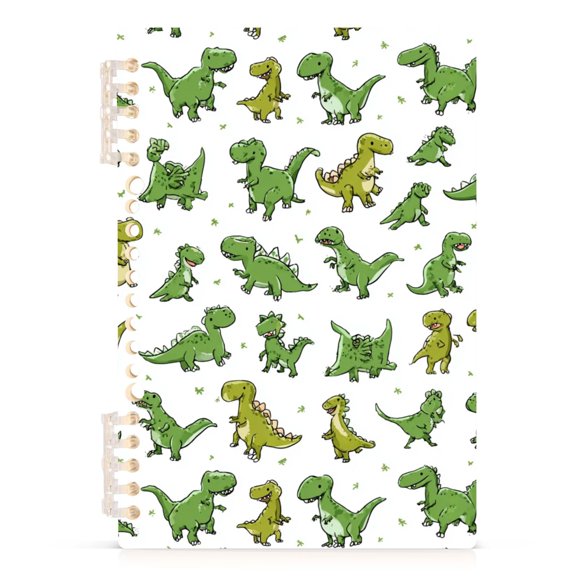 Spiral Journal Notebook Cute Dragon A5 Lined Hardcover PP Material with 60 Pages Paper College Ruled Notebook for Work Note Taking Writing 5.7x8.3 Inch